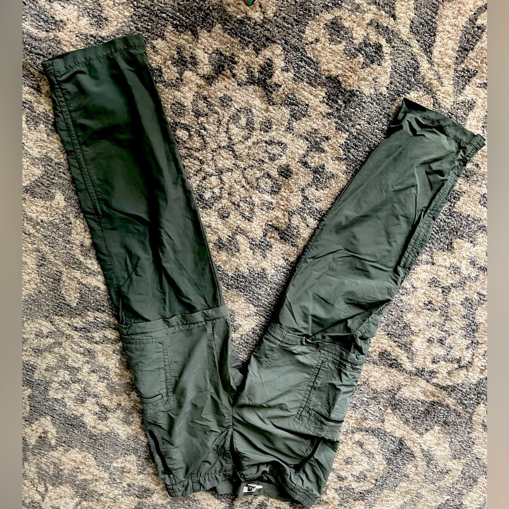 REI zippable adjustable hiking nylon pants SPF50 Womens 12